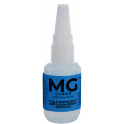 Colle cyanoacrylate Dalta MG CYANO transparente - Flacon 20 gr