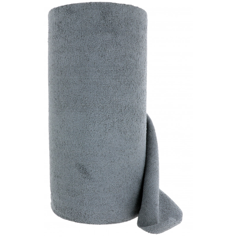 Lingettes microfibres grises sans coutures Dalta RM75G - 1 rouleau