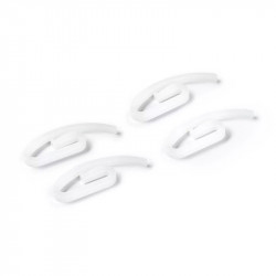 Crochets de rideaux blancs Ø 23 mm x 10 mm