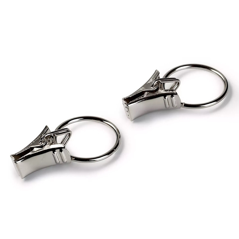 Anneaux à pince Ø22 mm pour rideaux et stores - Prym 526410