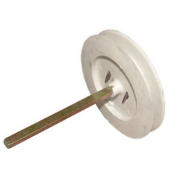 Poulie de sangle Bubendorff D126 avec carré de 8 sangle 12 mm - 241070