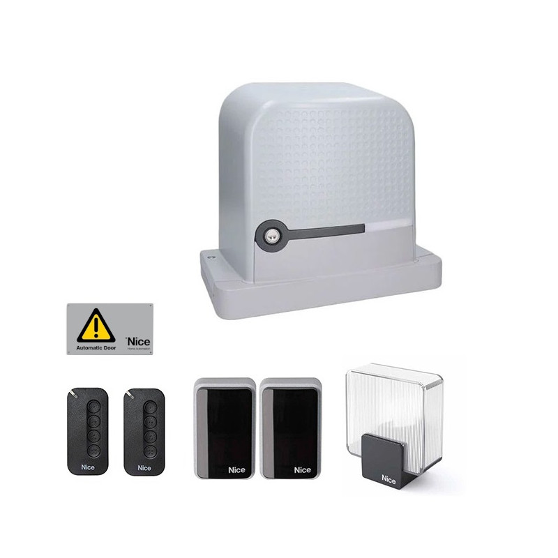 Kit motorisation Nice ROBUS 800 pour portail coulissant 800kg