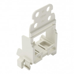 Adaptateur bornes Wago 10 fils 221 Ex pour rail DIN 35 Wago 221-549 arrière