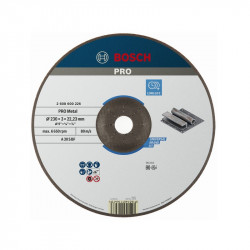 Disque à tronçonner métal BOSCH Expert for Metal Ø230X3 mm