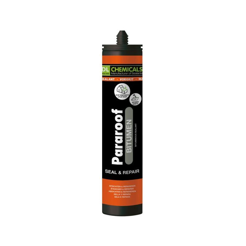 Mastic Pararoof Bitumen jointage 300 ml noir - DL Chemicals 106884