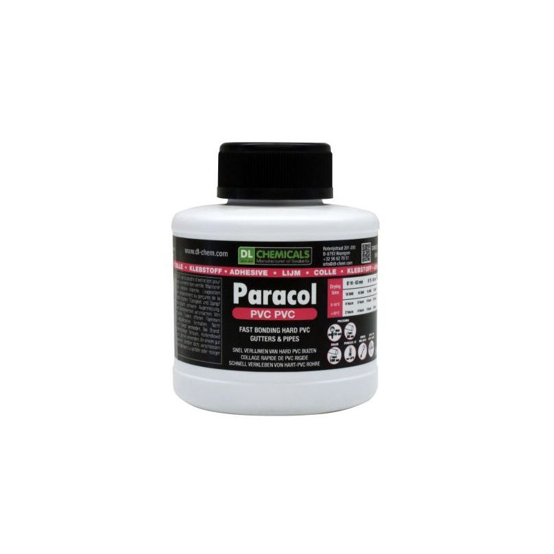 Colle Paracol PVC DL Chemicals bouteille pinceau 75 ml - 106588