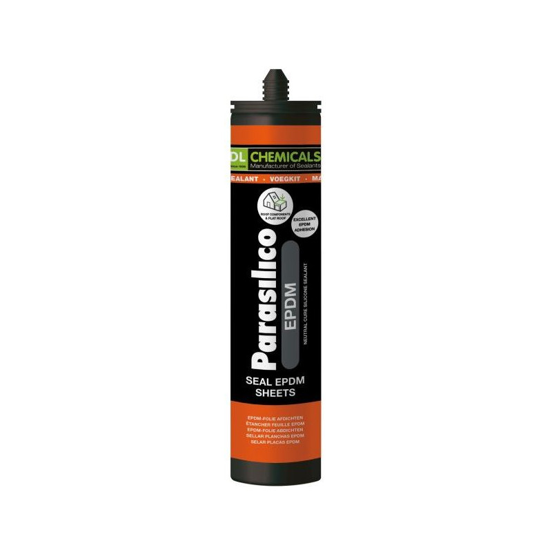 Silicone Parasilico EPDM 300 ml  noir RAL9011 - DL Chemicals 106210