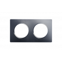 Plaque 2 postes Gris Profond CASUAL EVOLUTION - Debflex 749646