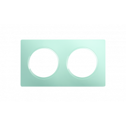 Plaque 2 postes Vert d'Eau CASUAL EVOLUTION - Debflex 749660