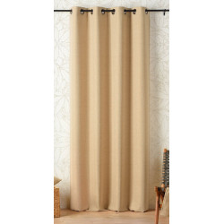 Rideau Linder Relax CBD Jaune or - Semi-opaque - 140 x 260 cm