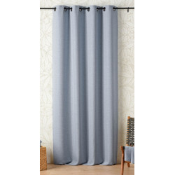 Rideau Linder Relax CBD Bleu Denim - Semi-opaque - 140 x 260 cm