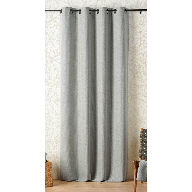 Rideau Linder Relax CBD Vert Sauge - Semi-opaque - 140 x 260 cm