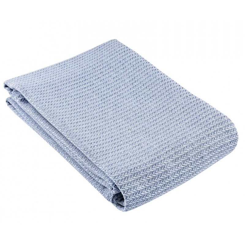 Plaid Relax CBD Linder 135X160 cm - Bleu Denim