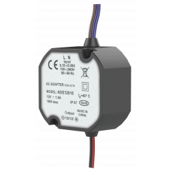 Alimentation ronde Sewosy ADE12015 12V 1,5A 18W encastrable pot de 60