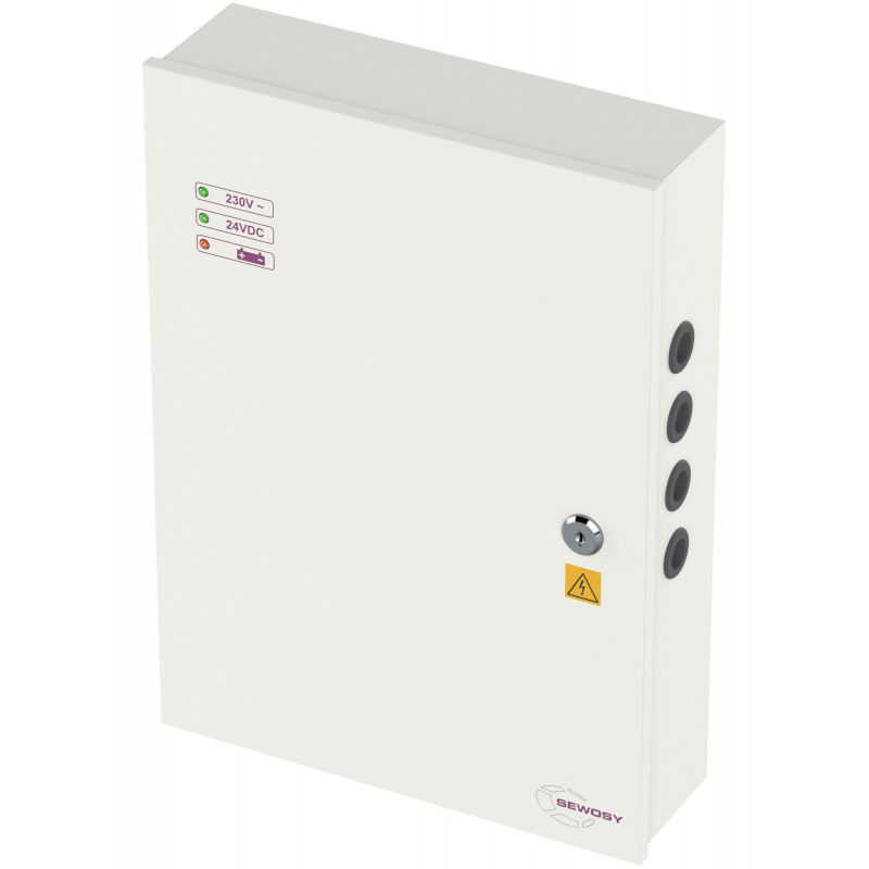 Coffret alimentation à découpage Sewosy AD24025R 24V 2.5A avec relais