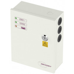 Coffret alimentation à découpage Sewosy AD1203R 12V DC 3A avec relais
