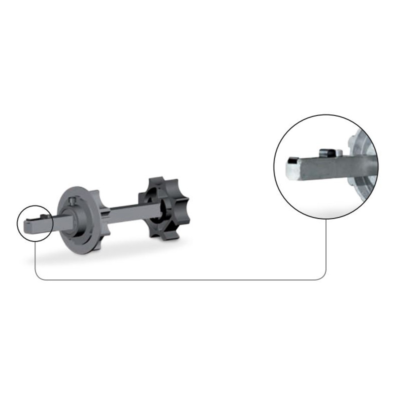 Tandem clip P200 Gaposa AXC18 L250 pour tube Deprat 89 - AXCL188925