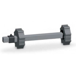 Tandem P200 Gaposa AXC18 L250 pour tube rond 101,6x3,6 mm - AXCR101
