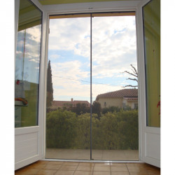 Moustiquaire pour porte sur-mesure Mariton Insectidoor - 2 vantaux