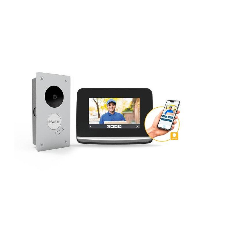 Visiophone Somfy V500 Pro IO Connect encastré + secteur