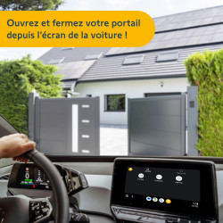 Visiophone Somfy V500 Pro IO Connect encastré + rail DIN - Android Auto et Apple Carplay