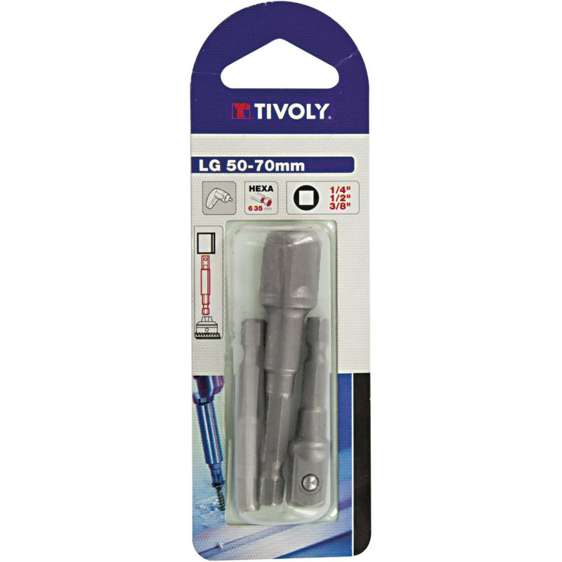 3 Portes douilles Tivoly