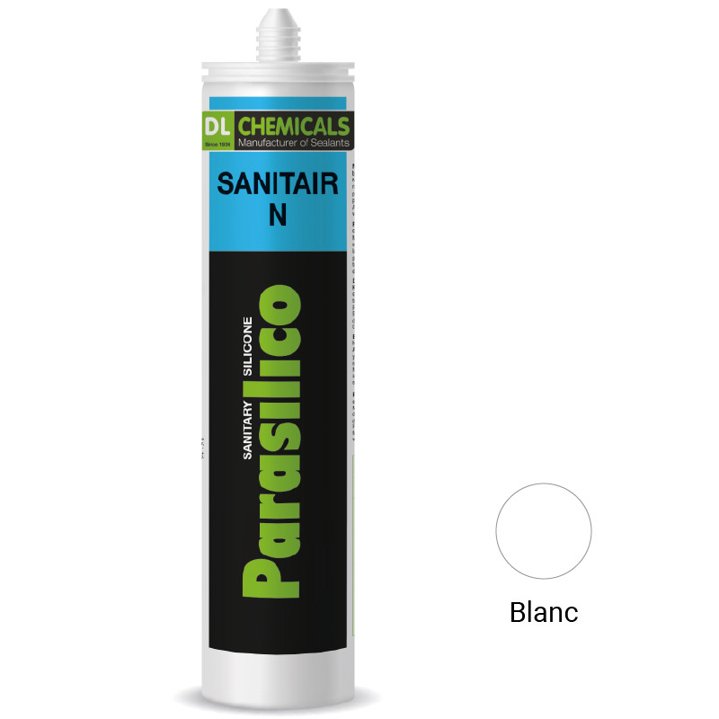Silicone Parasilico Sanitair N blanc - DL Chemicals 105461