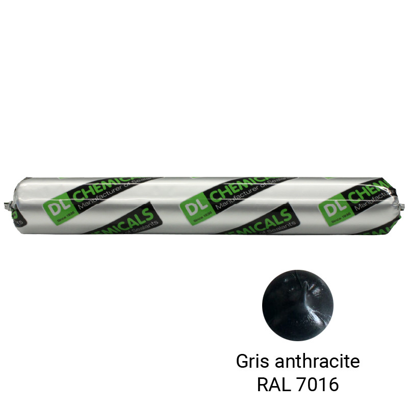 Mastic Parabond Construction poche 600ml Anthracite RAL7016 DL Chemicals