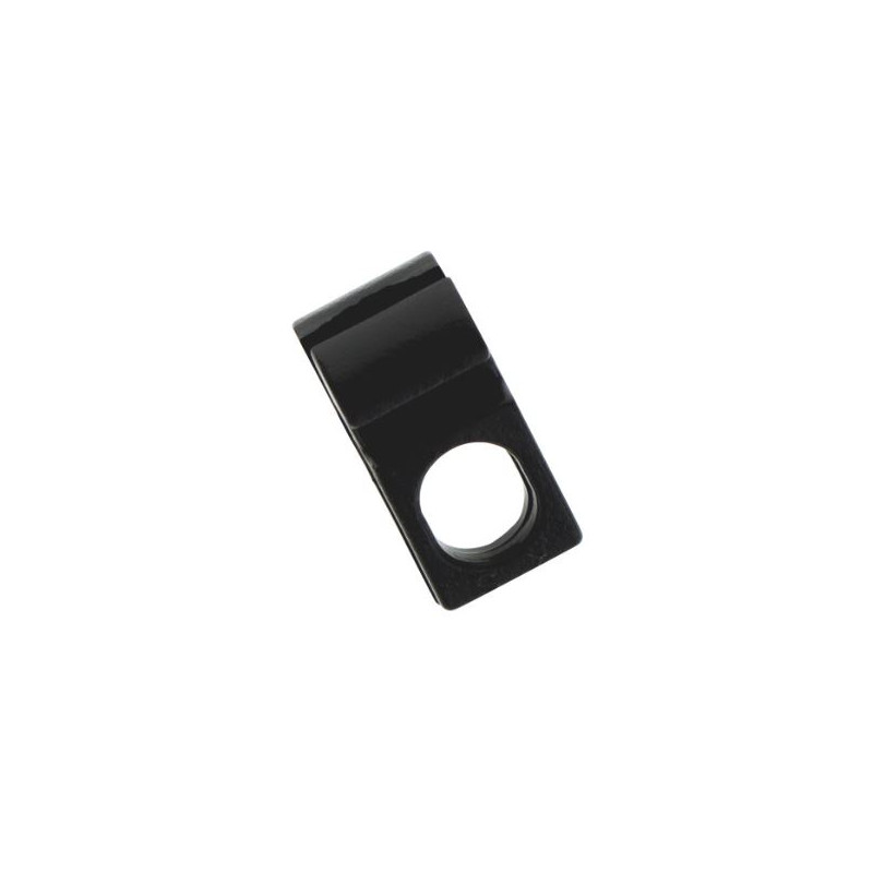 Glisseurs asymétriques pour tringle rail DS - Noir - lot de 10