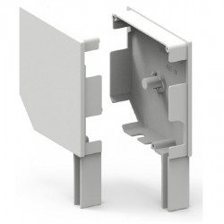 Flasques volet roulant aluminium 45° pan coupe 125 mm