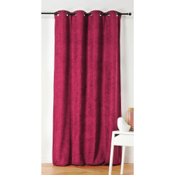 Rideau thermique Linder à œillets Alaska Rouge Carmin - 140X260cm