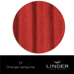 Rideau thermique Linder à œillets Alaska Orange Sanguin
