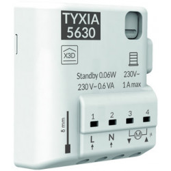 Récepteur Tyxia 5630 radio pour volet roulant 1A - Delta Dore 6351401