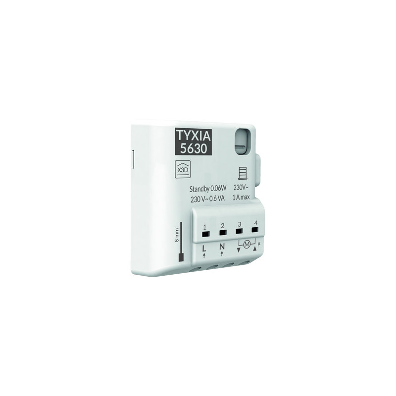 Récepteur Tyxia 5630 radio pour volet roulant 1A - Delta Dore 6351401