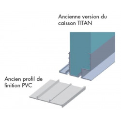 Profil de finition coffre Titan Bubendorff - ancienne version - sur-mesure