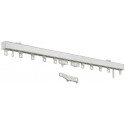 Tringle à rideaux Prestige Blanc - 2,50m - 2 rideaux