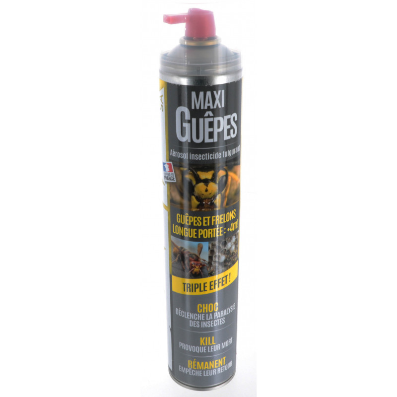Aérosol 1000ml insecticide fulgurant guêpes et frelons Dalta MAXIGUEPE