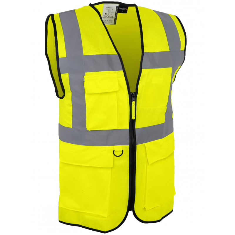 Gilet de signalisation Polyester Multi-poches - Singer GARA - T.M