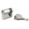 Demi-cylindre STD Thirard nickelé 30x10 mm 3 clés crantées - 00015941