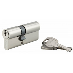 Cylindre STD nickelé 30x40 mm 3 clés crantées - Thirard 00016266
