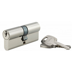 Cylindre STD nickelé 35x35 mm 3 clés crantées - Thirard 00016271
