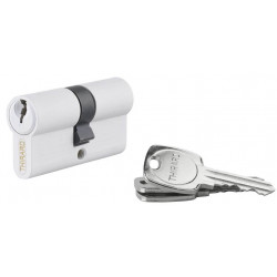 Cylindre STD blanc 40x50 mm 3 clés crantées - Thirard 00216155