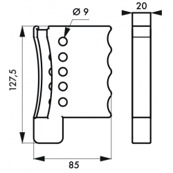Câble de consignation ajustable diamètre 3 mm – 1,80 m - Thirard 00091278