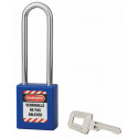 Cadenas de consignation 40 mm à anse acier 6 x 76 mm – Bleu - Thirard 00091244
