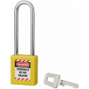 Cadenas de consignation 40 mm à anse acier Ø 6 x 76 mm – Jaune – Thirard 00091242