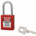 Cadenas de consignation 40 mm à anse acier Ø 6 x 38 mm – Rouge – Thirard 00091260