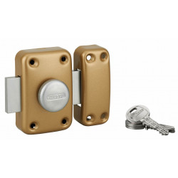 Verrou de sûreté CAPITAL à bouton et cylindre 30 mm - Thirard 00091303