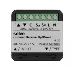 Récepteur radio Selve Commeo Up-Down pour moteur filaire - Volet roulant