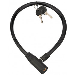 Antivol TWISTY à clé câble gainé PVC D5 mm 50 cm - Thirard 00301017