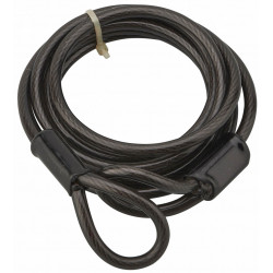 Antivol TWISTY câble PVC D6 mm 1,80 m avec cadenas - Thirard 00300345